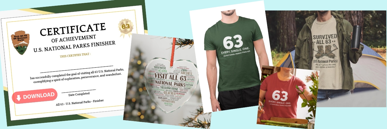 You Visited All 63 National Parks? Celebrate with the Best National Park Finisher Gifts